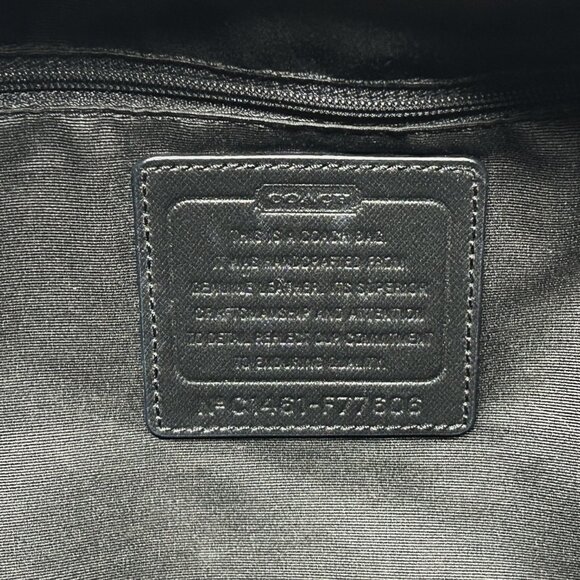 Large COACH New York black bag/tote - Picture 6 of 8